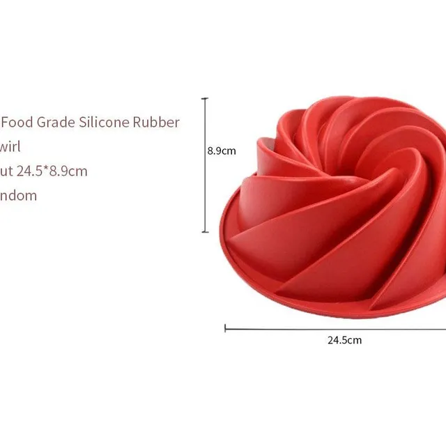 3D Silicone mould for bundt cake