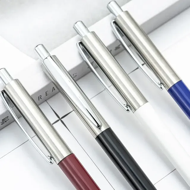 Colorful classic ballpoint pen for students and offices