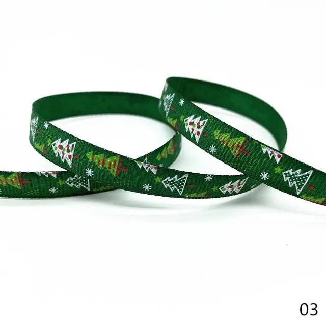 Christmas ribbon with print