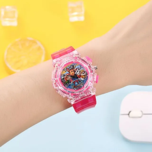 Children's classic watch with the motif of the Astaria Paw Patrol