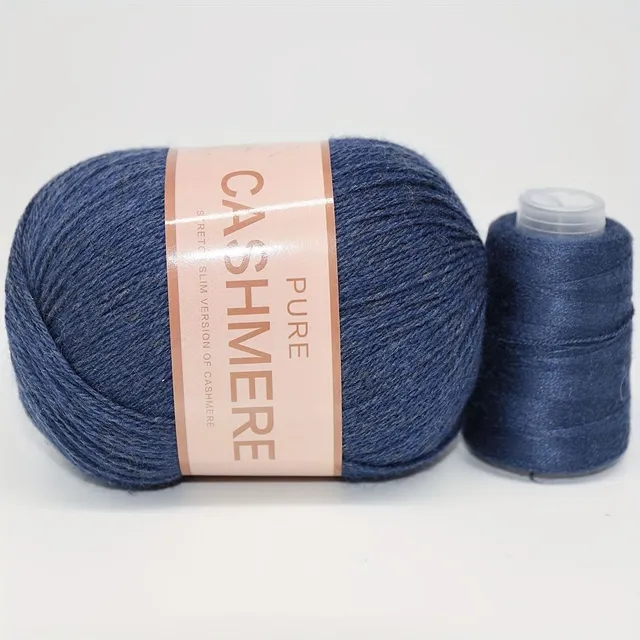 Beautiful 98% cashmere yarn for hand knitting and crochet - soft and suitable for machines - ball for scarves, sweaters and more