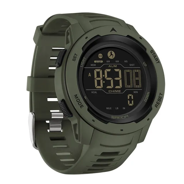 Sanda Kalorimeter: Multifunctional men's watch in military style with impact resistance