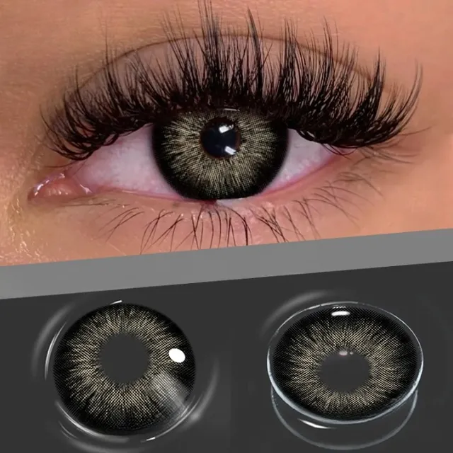 Luxury contact lenses without dioptre - realistic colors, several variants