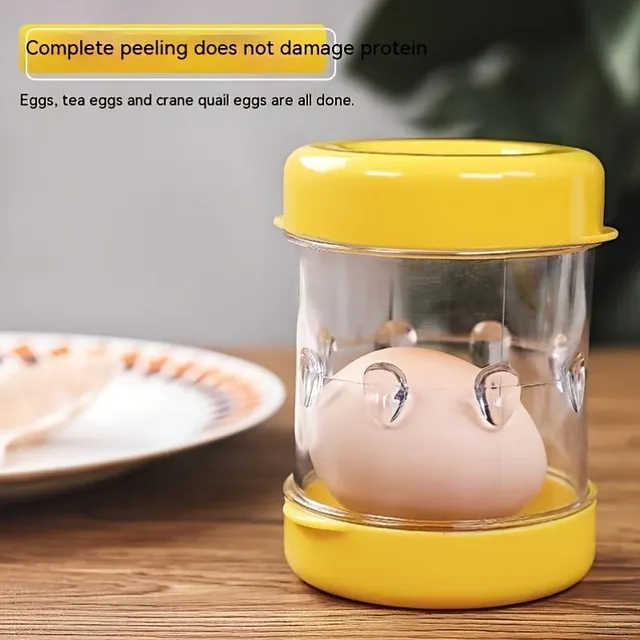 Smart egg peeler - creative design for easy and fun peeling