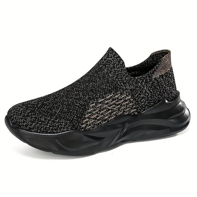 Men's breathable netted shoes - light and dampening shocks, for outdoor activities