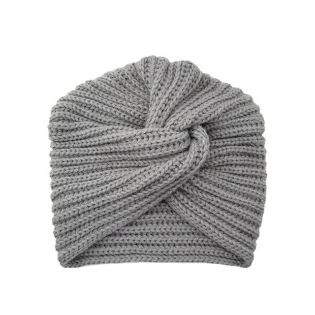 Dámské pletené turban