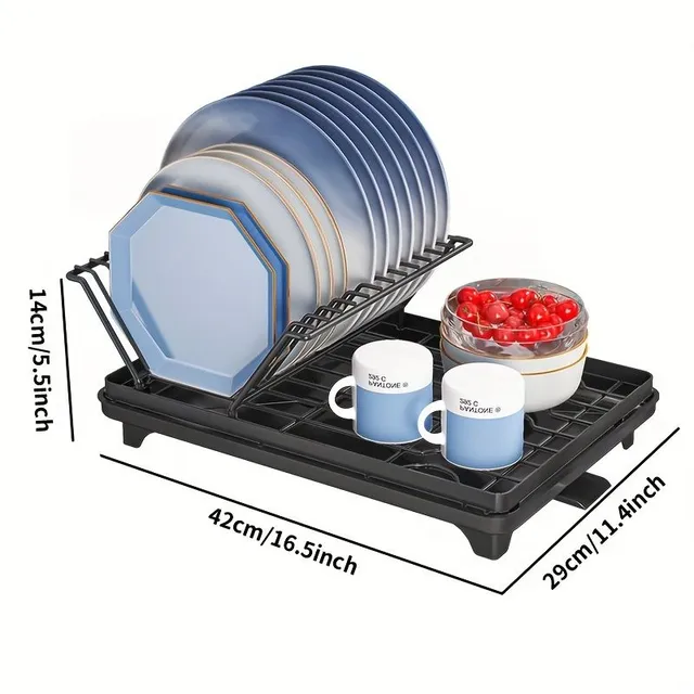 1 Piece Sušák Na umývačku riadu, nerezový stojan na sklade Kuchynské náradie, jednovrstvový sušič na umývadlách Odtokova Miska a Odtokova Trubkou, pre kuchynský link, Organizátory a úložisko v kuchyni, Kuchynské príslušenstvo