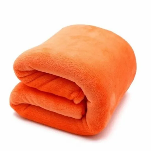 Lightweight thin mechanical flannel blanket Super warm soft blankets