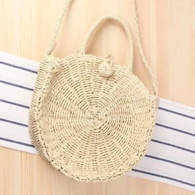 Hand knitted rattan shoulder bag - many types to choose from