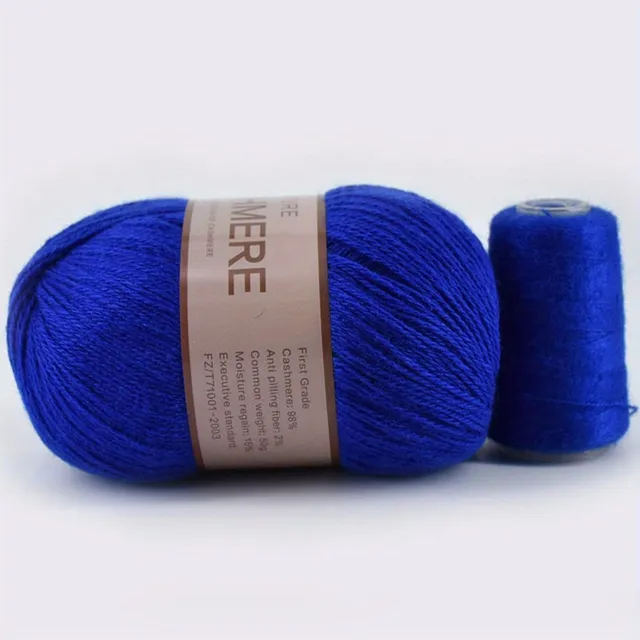 Beautiful 98% cashmere yarn for hand knitting and crochet - soft and suitable for machines - ball for scarves, sweaters and more