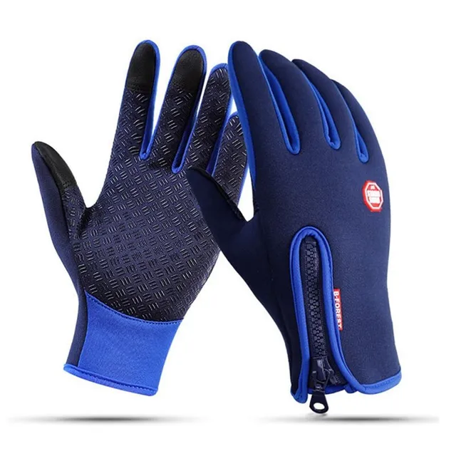 Unisex insulated gloves with touch fingers