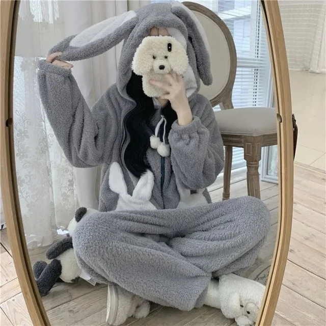 Women's comfortable kigurumi jumpsuit rabbit