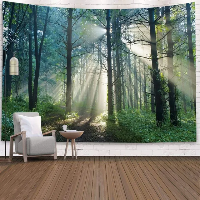 Wall tapestry with nature theme