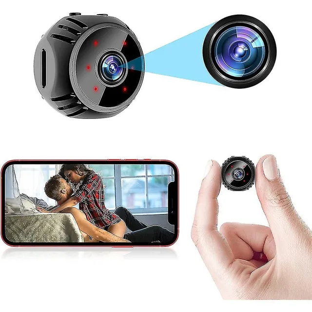 Mini kamera szpiegowska Ukryty rejestrator wideo Wifi Hd Home Security Indoor
