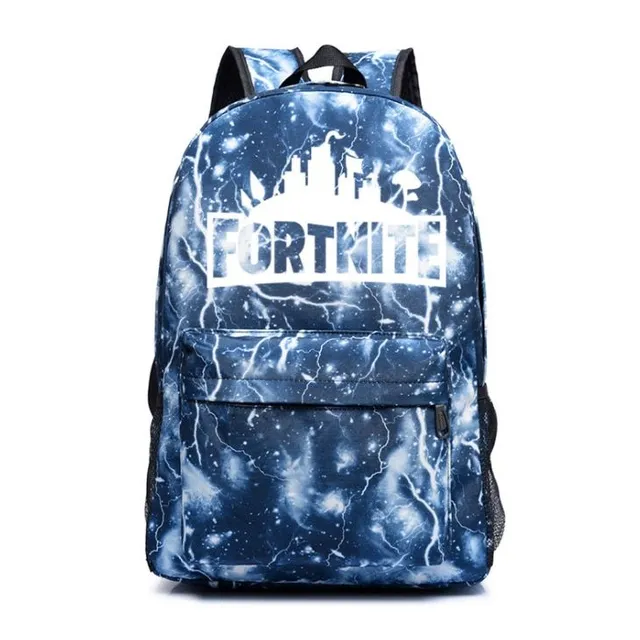Světelný školní batoh s cool potiskem Fortnite Color 04