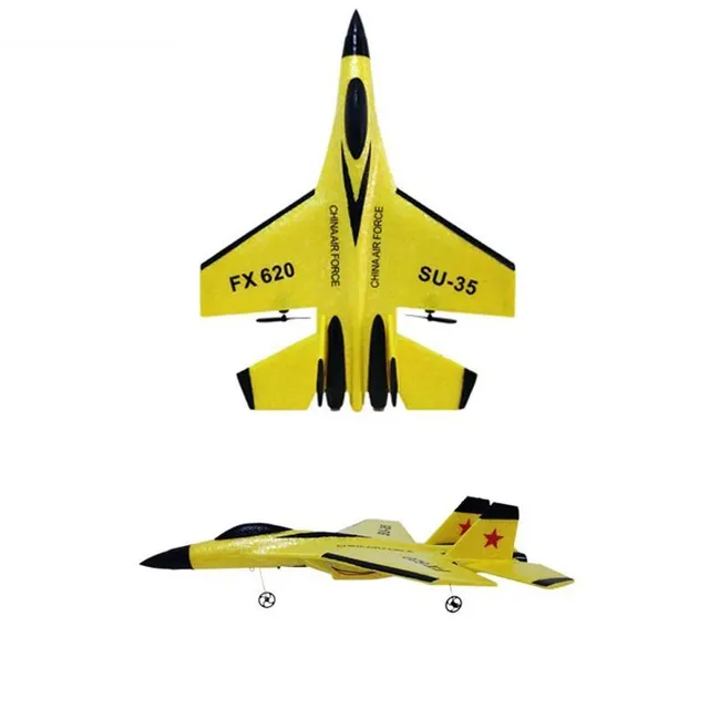 Plastic foam plane with remote control