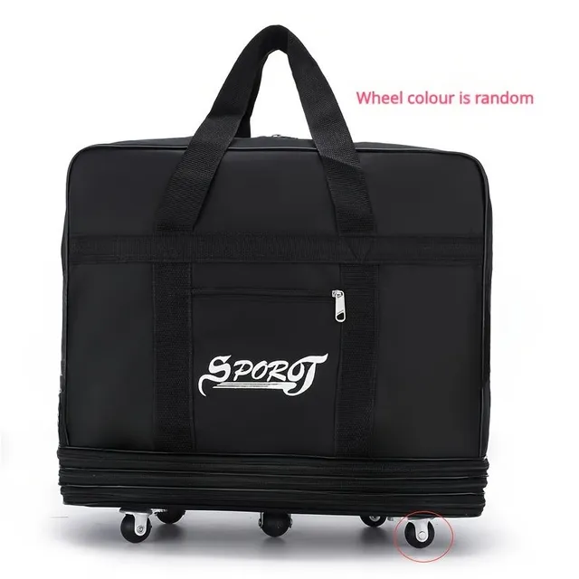 Geantă extensibilă pentru bagaje pe roți, geantă de călătorie de mare capacitate, geantă pliabilă pentru haine de pat