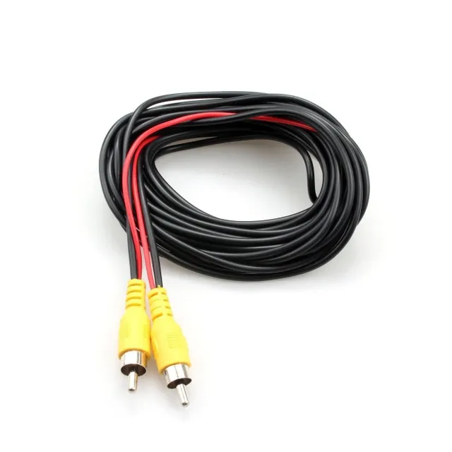 RCA cable and power cable for parking camera