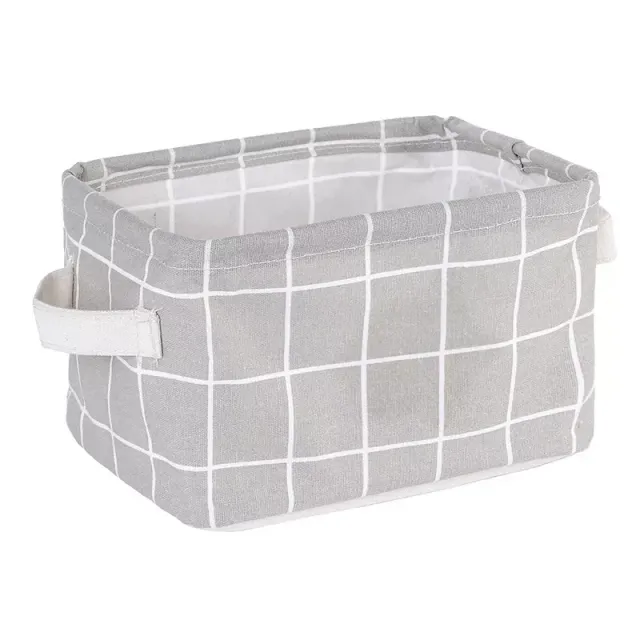 Multiple-use flax storage basket