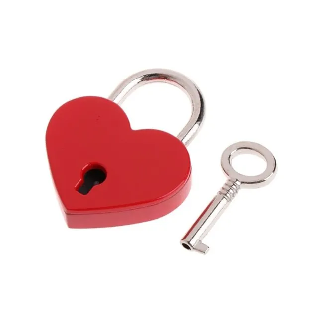 Mini Vacuum Vintage Heart Shaped Lock