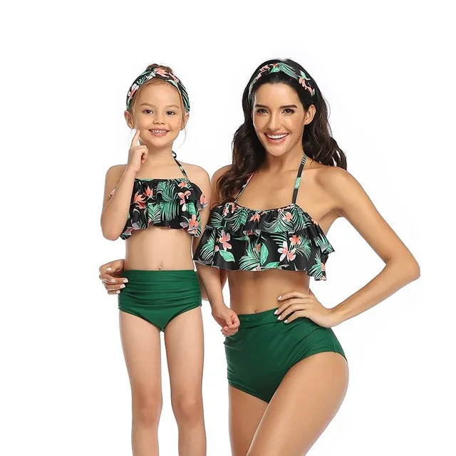 Luxury bikini for mom and daughter