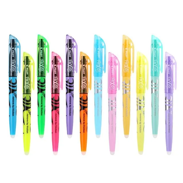 Luxury modern trendy color marker with disappearing in interesting pleasant colors