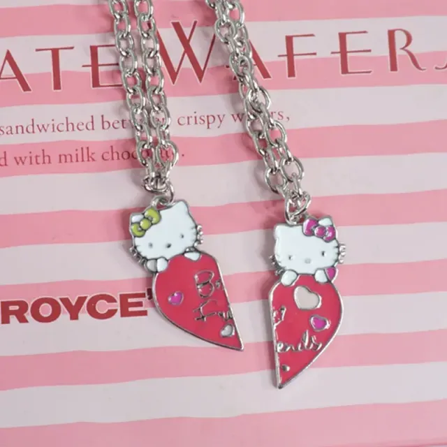 Retro light necklace Hello Kitty for girls and women