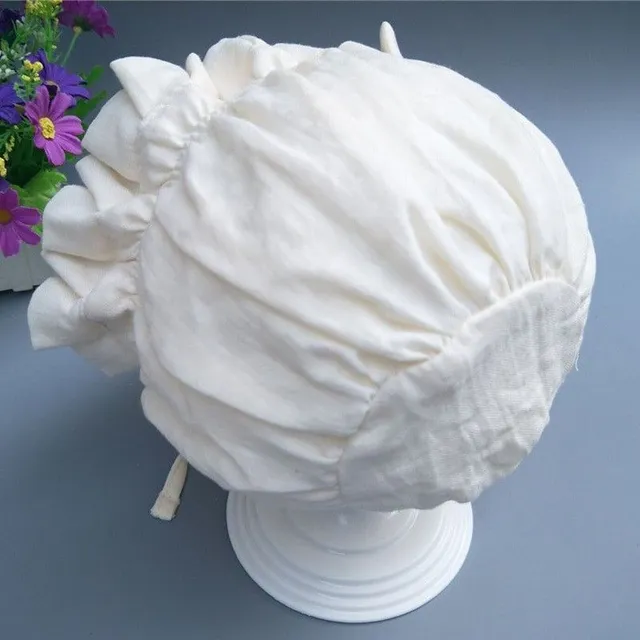 Baby retro cap with ruffle