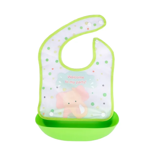 Silicone bib with pocket N880