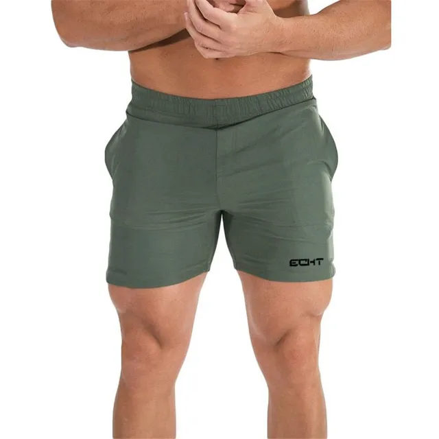 Men's bodybuilding fast-drying sports shorts