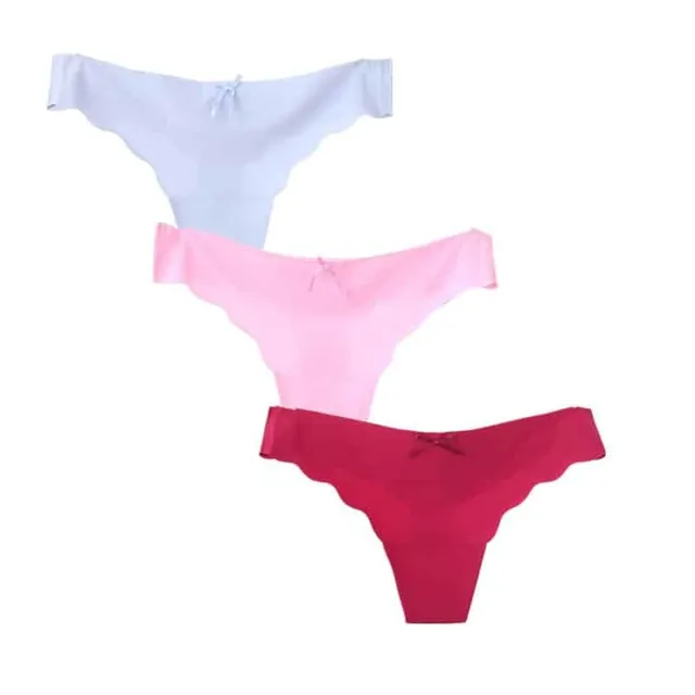 Women's Seamless Panties Thong © 3pcs