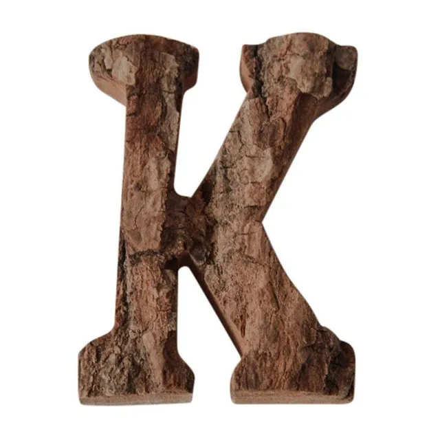 Decorative wooden letter C475