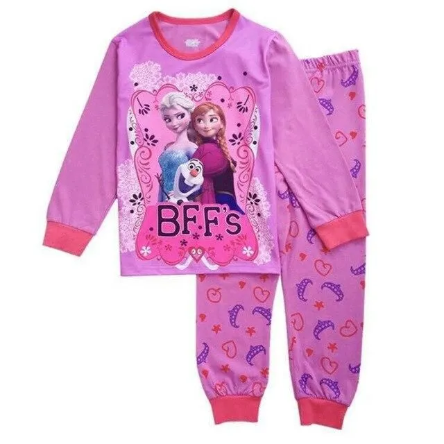 Pijama călduroasă pentru fetițe Frozen