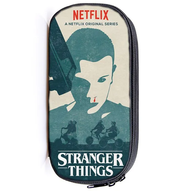 Stranger Things pencil case for school and office supplies