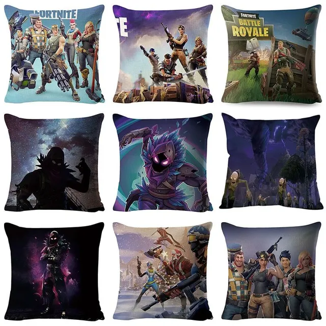 Pillowcase with cool design of the popular game Fortnite