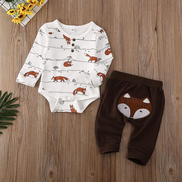 Baby bodysuit set with sweatpants