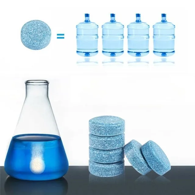 Špeciálne tablety do ostrekovačov na účinné umývanie čelného skla 10 ks