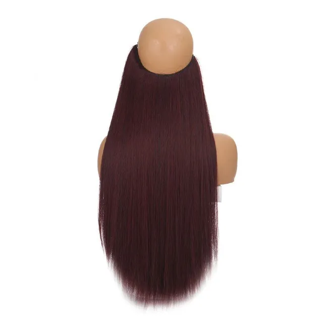 Synthetic hair extensions