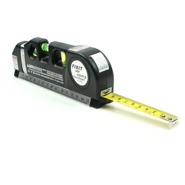 Laser water supply 4v1 - horizontal, vertical, laser ruler, measuring band