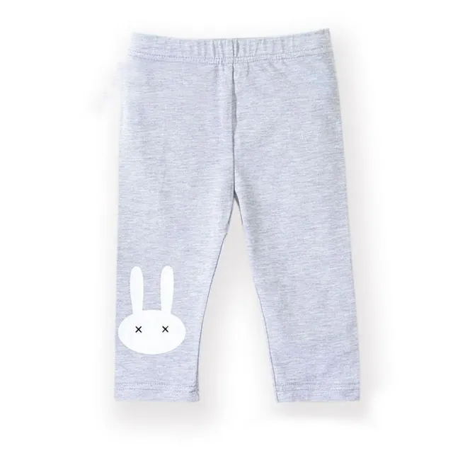 Baby 3/4 cute rabbit cotton pants