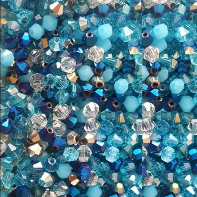 Set of glass beads for jewellery making - small beads for bracelets, necklaces, rings - creation