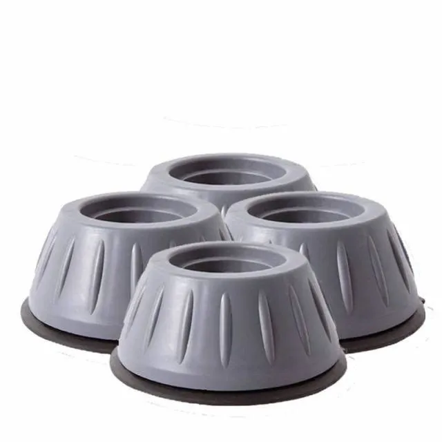 Rubber anti-vibration pads under the washing machine