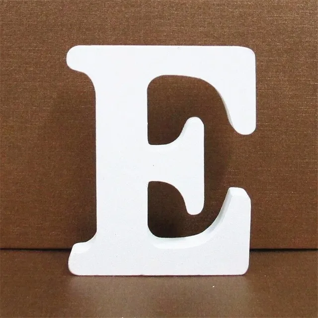 Decorative wooden letter