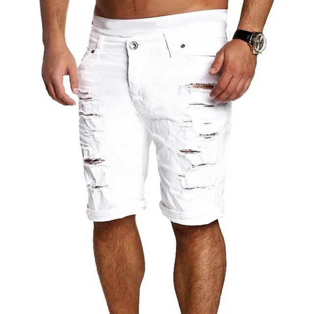 Men's casual torn denim shorts Douglas