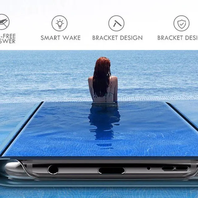 Husă de protecție și suport Smart Mirror pentru telefoane Samsung
