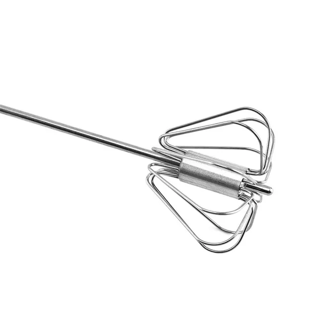 Stainless steel rotary hand beater