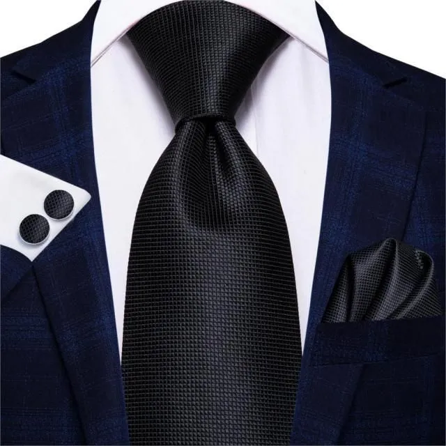Luxus férfi selyem nyakkendő sn-251