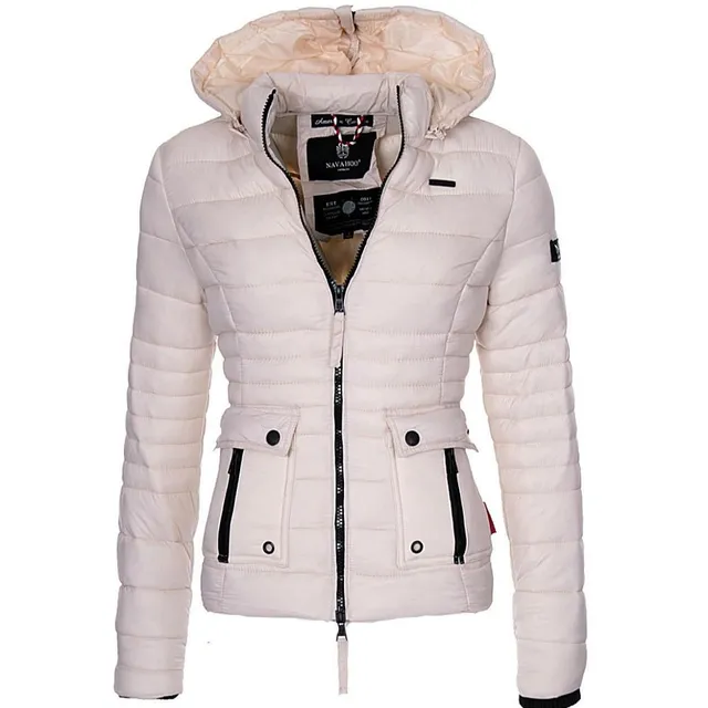 Women's modern jacket for autumn Menna white m