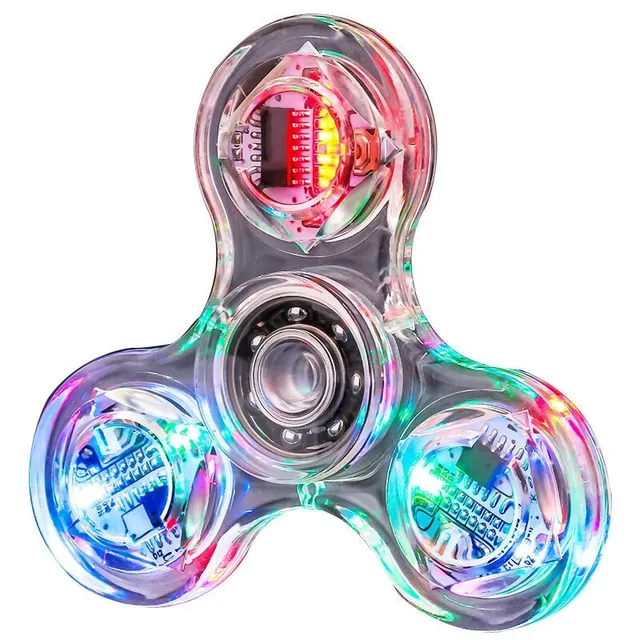 Handheld LED fidget spinner