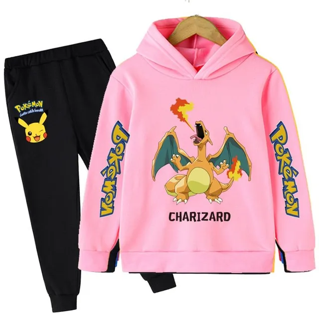 Children's luxury stylish tracksuit with Pokémon motif